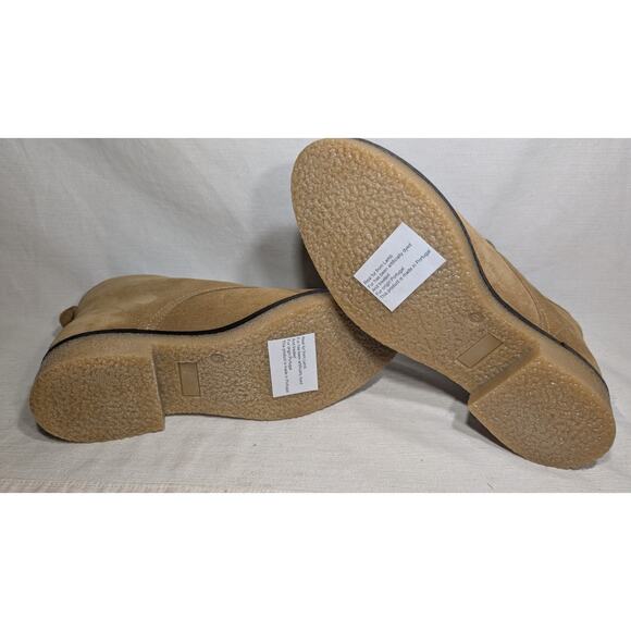 Matt Bernson Womens Andes Camel Sheep Shearling Ankle Boots 9 Chukka Crepe Sole - Picture 5 of 8